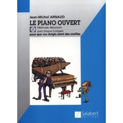 Le Piano Ouvert Jean Michel ARNAUD Méthode Débutant Ed Salabert Melody music caen