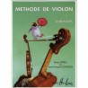 Méthode de violon débutants Bruno Garlej et Jean François Gonzales Ed Henry Lemoine