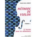 Méthode de Violon Vol1 Claude Henry Joubert Ed Combre Melody music caen