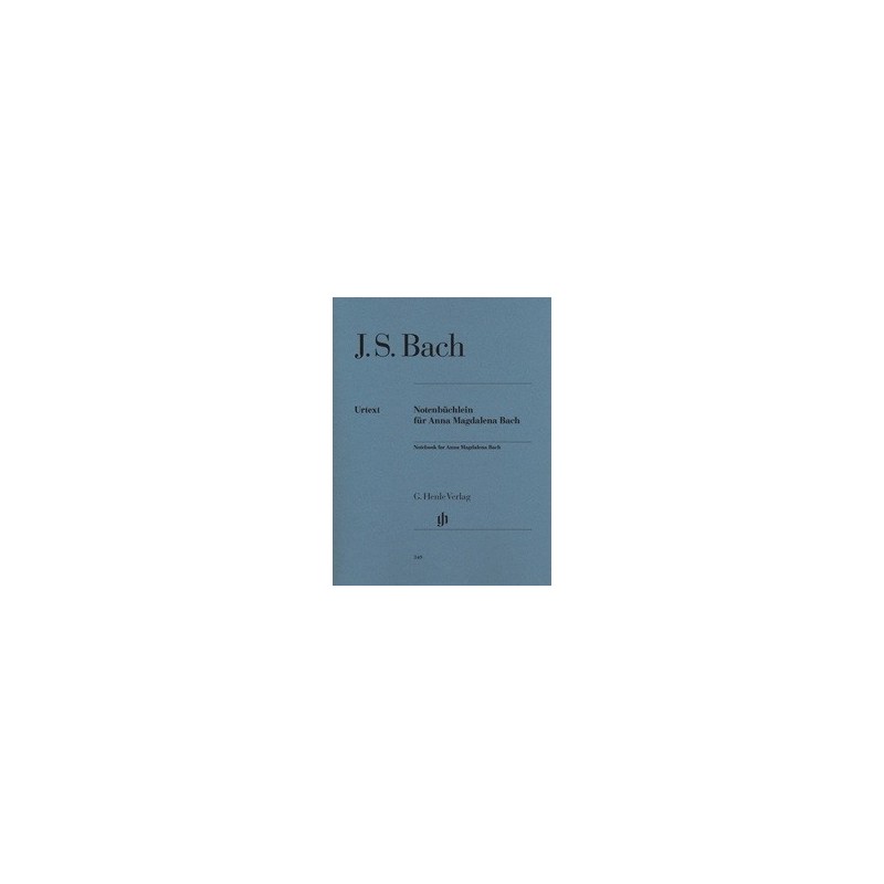 Notebook for Anna Magdalena Bach Urtext HN349