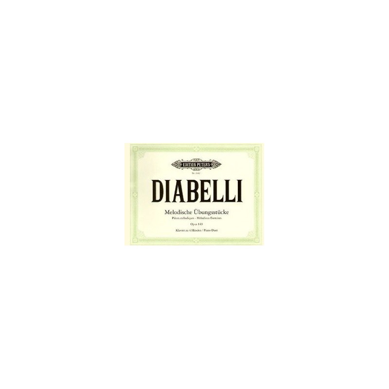 Diabelli Melodious Exercises op149 piano à 4 mains