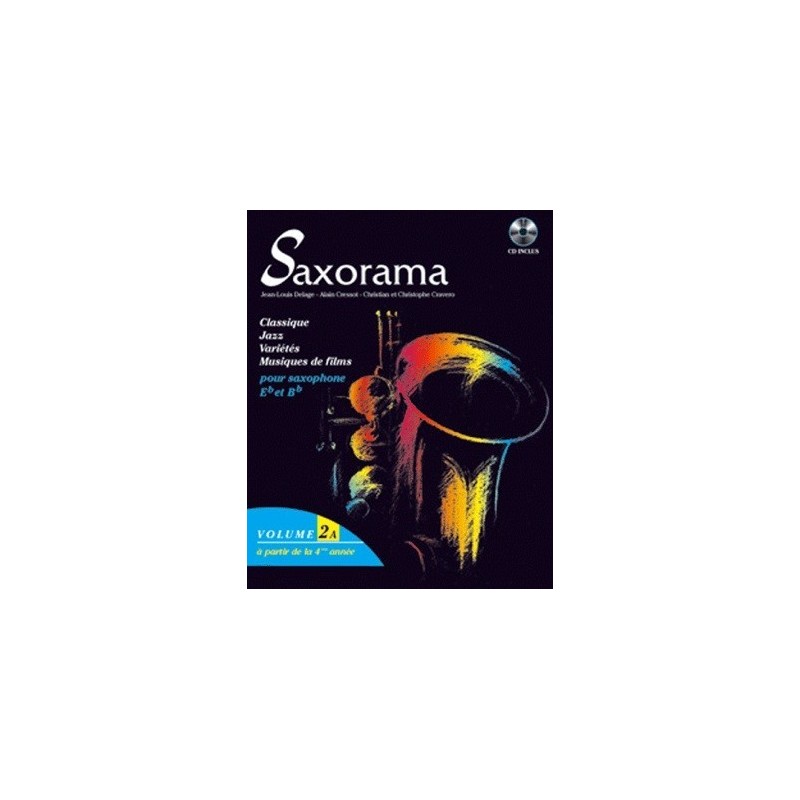 Saxorama vol2A Jean Louis Delage Melody music caen