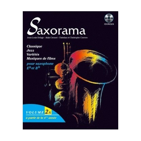 Saxorama vol2A Jean Louis Delage Melody music caen