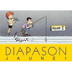 Diapason jaune Vol1 avec accords guitares Melody music caen