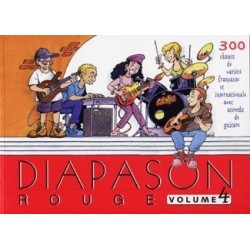 Diapason rouge Vol4 avec accords guitares Melody music caen