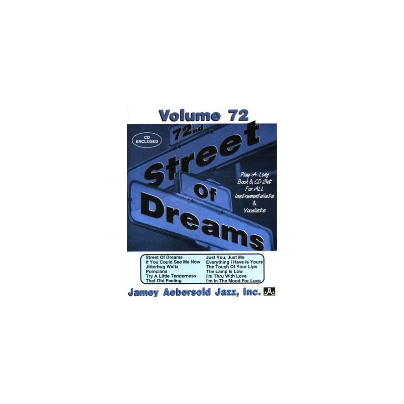 Street of dreams Vol72 Aebersold Melody music caen