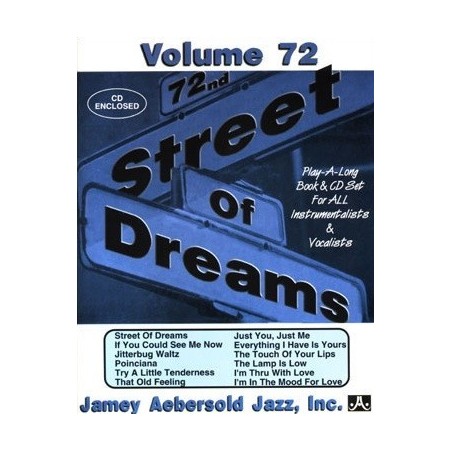Street of dreams Vol72 Aebersold Melody music caen