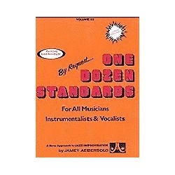 One dozen standards vol23 Aebersold Melody music caen