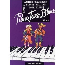 Piano jazz blues livre 3 Annick CHARTREUX Melody music caen