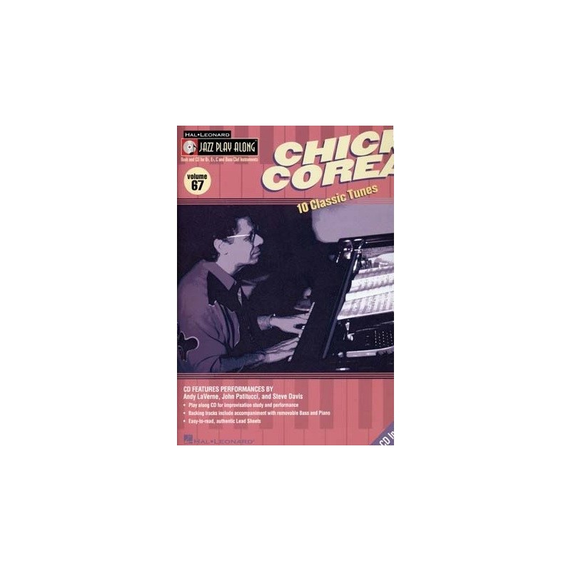 Jazz play along Vol67 Chick Corea avec CD