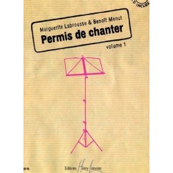 Permis de chanter Vol1 Margueritte Labrousse et Benoît Menut Melody music caen