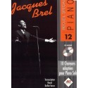 Recueil spécial piano vol12 Jacques Brel Melody music caen