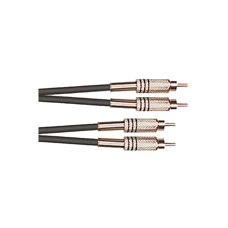 Yellow Cable 2 RCA male/2 RCA male 3m