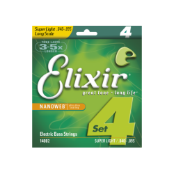 Elixir String Bass Nanoweb Nickel Melody music caen