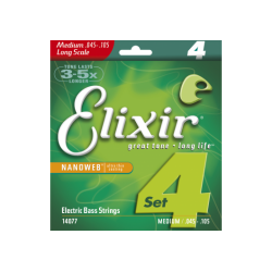 Elixir String Bass Nanoweb Nickel Melody music caen