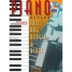 Piano styles Jazz, Rag, Boogie et Blues Vol1 Marc Bercovitz Melody music caen