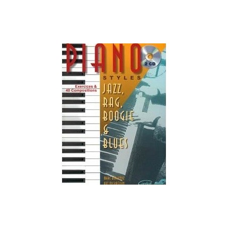 Piano styles Jazz, Rag, Boogie et Blues Vol1 Marc Bercovitz Melody music caen