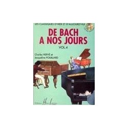 De Bach à nos jours Vol4A Charles Hervé et Jacqueline POUILLARD Ed Henry Lemoine Melody music caen