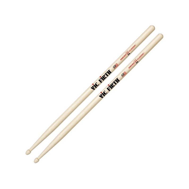 Baguettes de Batterie VIC FIRTH - 7A - Baguettes de Batterie