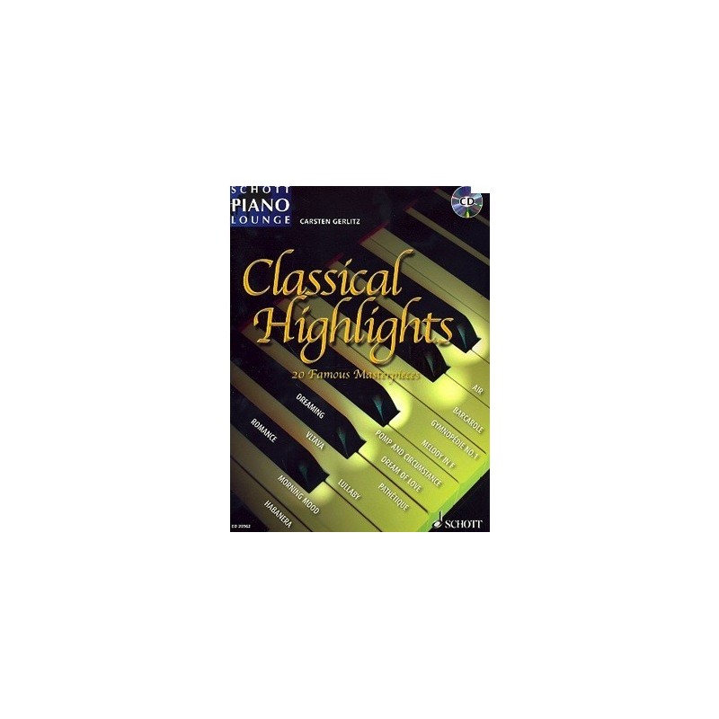 Schott Piano Lounge Classical Highlights Melody music caen