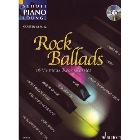 Schott Piano Lounge Rock Ballads Melody music caen