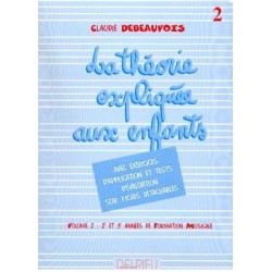 La Théorie Expliquée aux enfants Vol2 Claudie Debeauvois Edition Delrieu Melody music caen