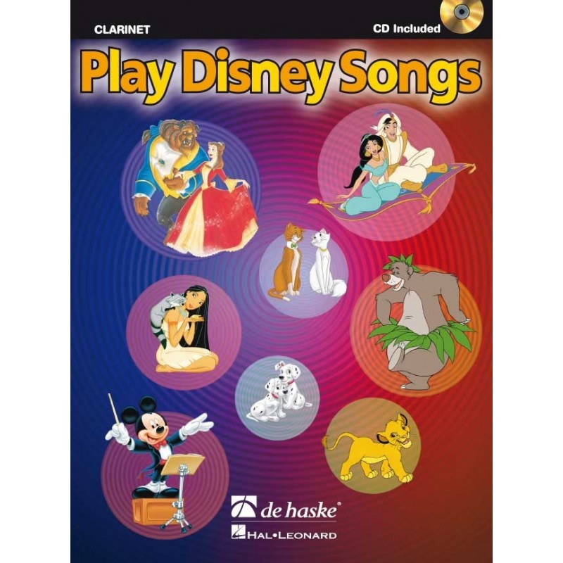 Play Disney Song pour Clarinette avec CD Play Disney Song pour Clarinette avec CD
