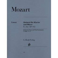 Quintett fur klavier und blaser Esdur KV452 Mozart Melody music caen