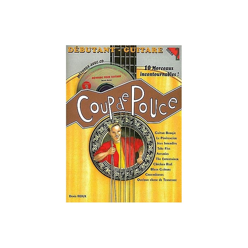 Coup de Pouce GUITARE DEBUTANT V.2 + CD