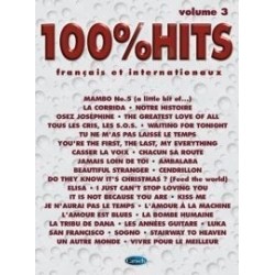 100% HITS Vol.3 en PVG, Ed. Carisch Mélody Music Caen