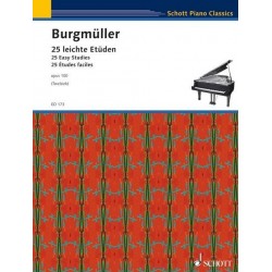 25 études faciles opus 100 Burgmuller