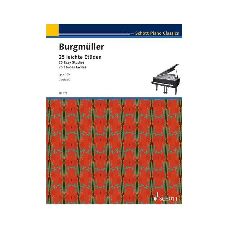 25 études faciles opus 100 Burgmuller