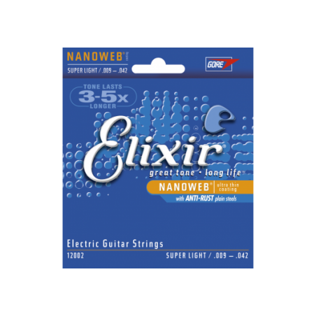 Elixir Cordes Electriques Nanoweb Melody music caen