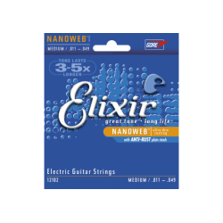 Elixir Cordes Electriques Nanoweb Medium