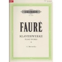 Piano works II 13 Barcarolles Gabriel Fauré N°9560b Melody music caen