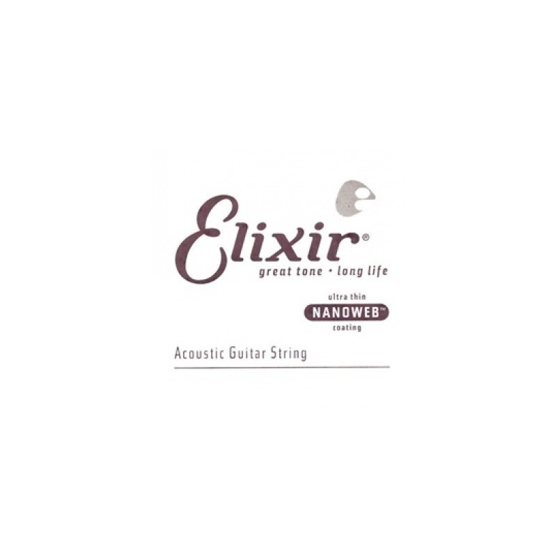 Elixir Corde unités 022 Phosphore/Bronze nanoweb Elixir Corde unités 022 Phosphore/Bronze nanoweb