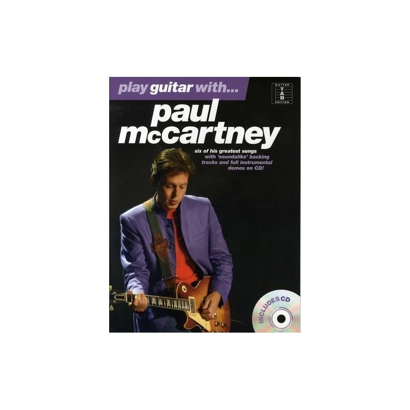 Play guitar with Paul Mc Cartney Ed Wise Publications Melody music caen