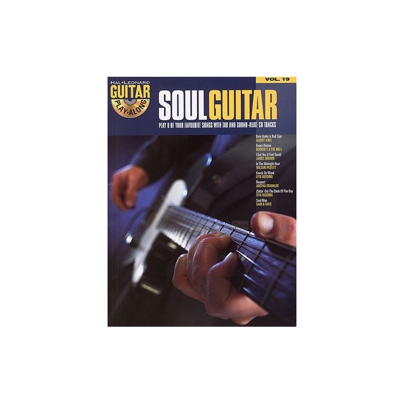 Play Along Soul Guitar Vol19 Ed Hal Leonard Melody music caen