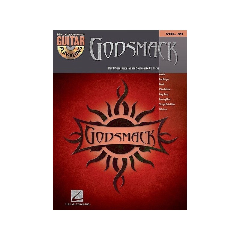 Play Along Guitar Vol59 Godsmack Ed Hal Leonard Melody music caen