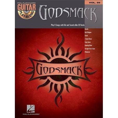 Play Along Guitar Vol59 Godsmack Ed Hal Leonard Melody music caen