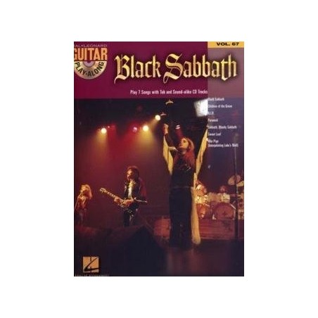 Play Along Guitar Vol67 Black Sabbath Ed Hal Leonard Melody music caen