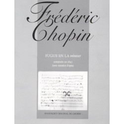 Fugue en La mineur Frédéric Chopin Melody music caen