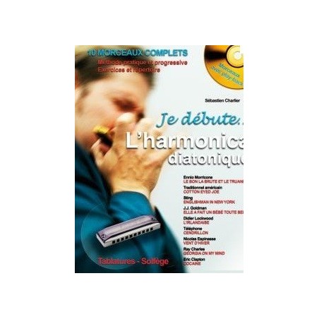 Je débute l’harmonica diatonique + CD Melody Music Caen