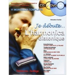Méthode Je débute l’harmonica diatonique avec CD + DVD