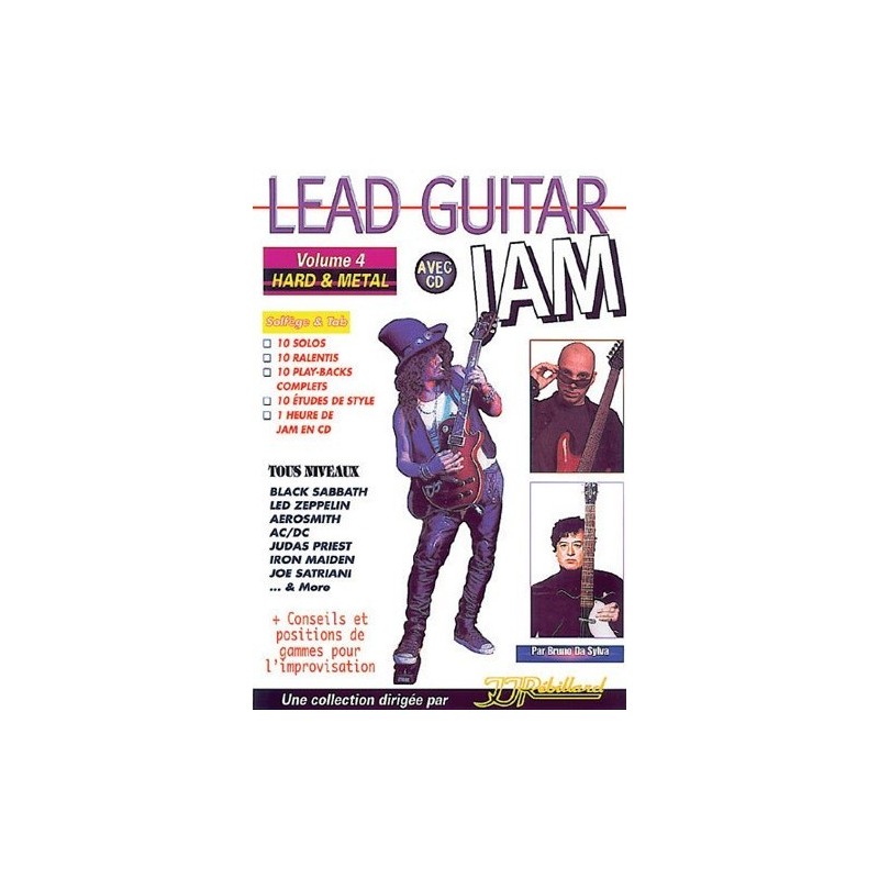 Lead Guitar Jam Vol4 Hard Metal Ed Rebillard