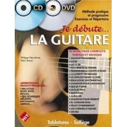Je débute la guitare vol1 CD+DVD Philippe Heuvelinne Ed Hit Diffusion Melody music caen
