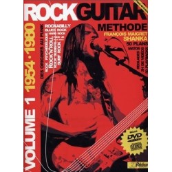 Rock Guitar Methode Vol1 1954-1980 François Maigret Ed Rebillard Melody music caen