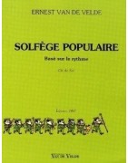 Solfège Populaire Basé sur le Rythme editions Van de Velde